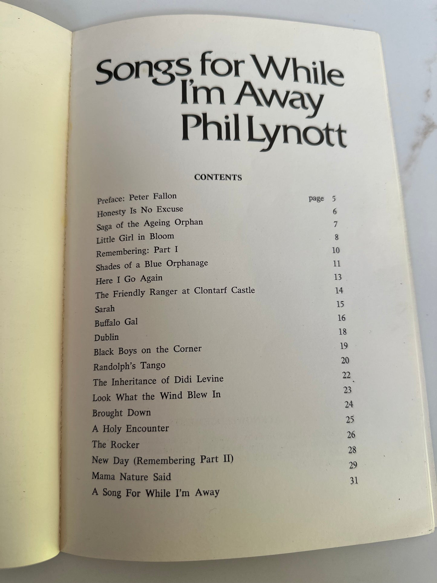 Songs for While I am Away | Phil Lynott