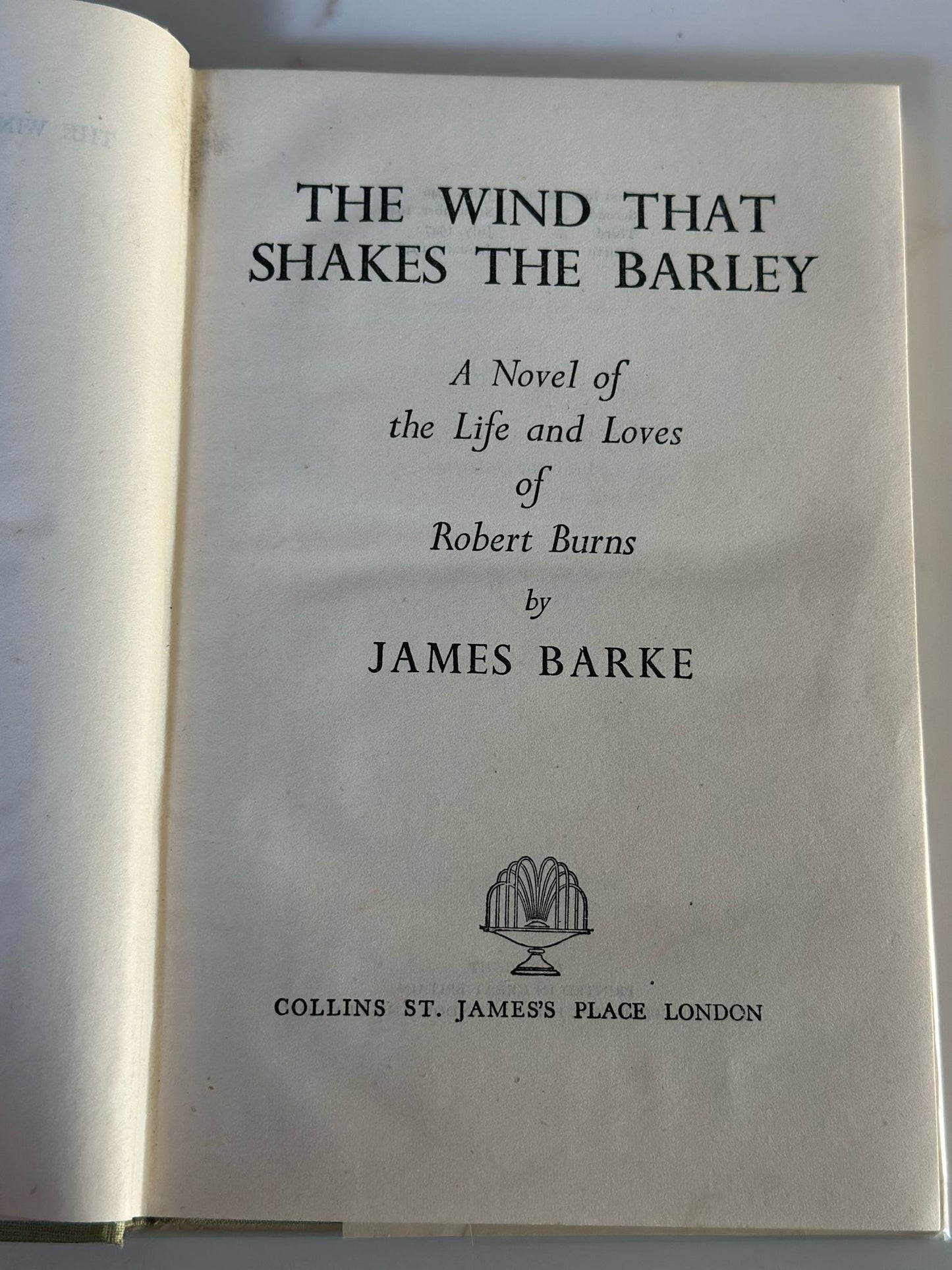 The Wind That Shakes The Barley | James Barke