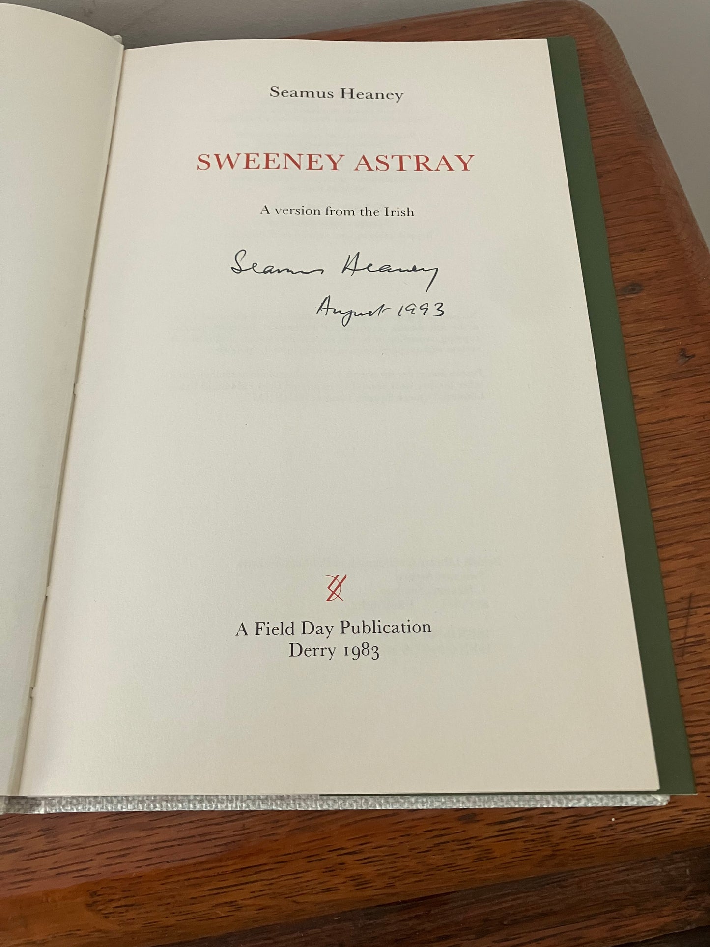 Sweeney Astray | Seamus Heaney
