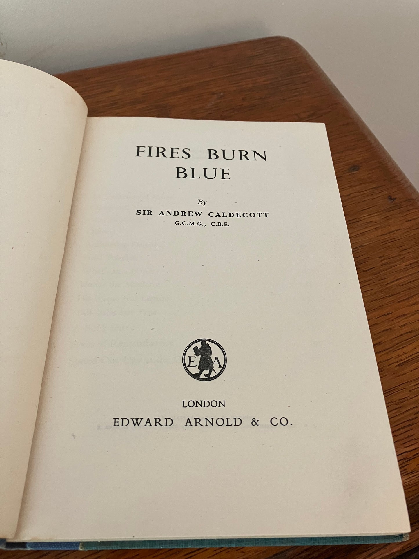 Fires Burn Blue | Sir Andrew Caldecott