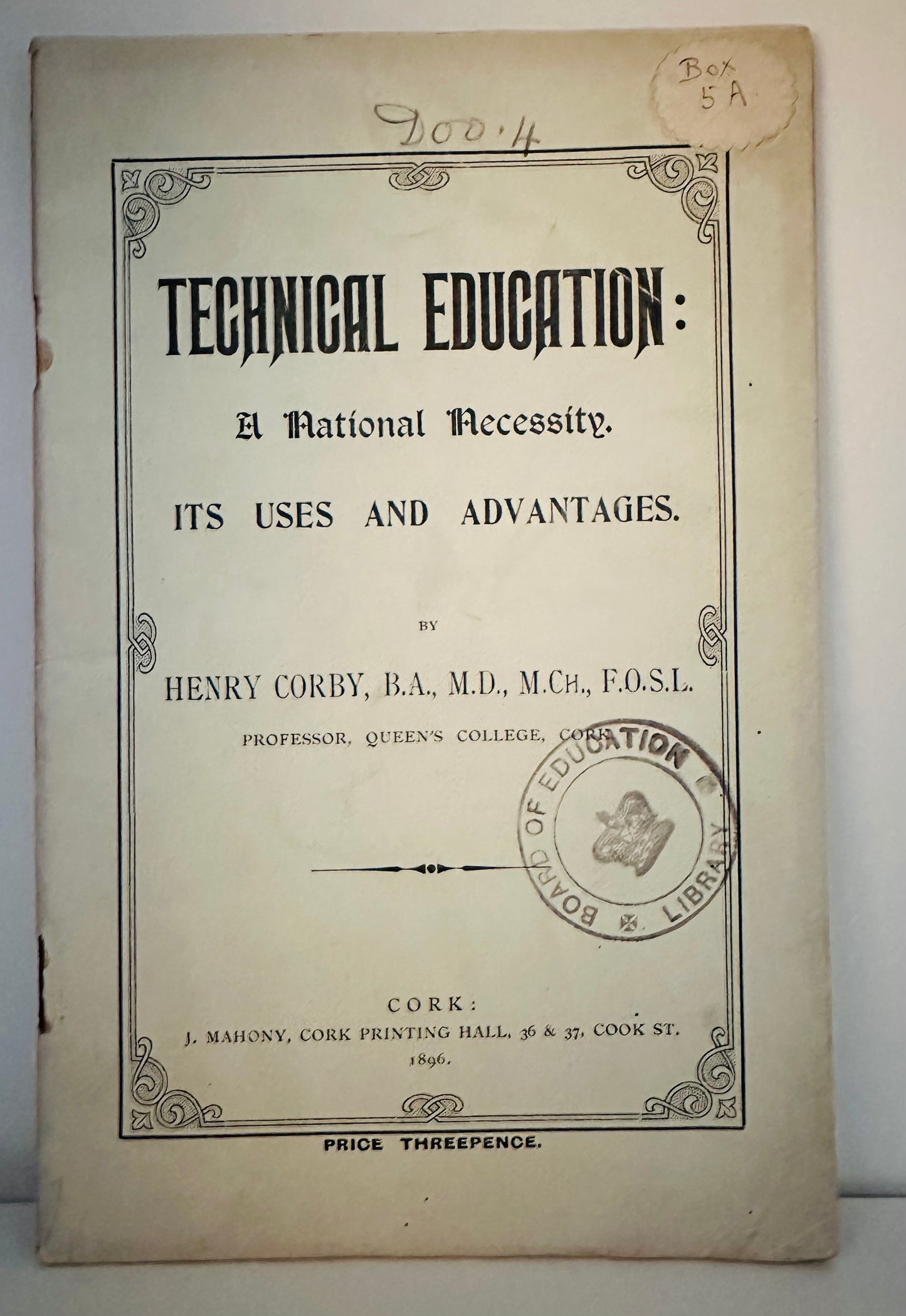 Ten pamphlets concerning Education in Ireland 1893-1924