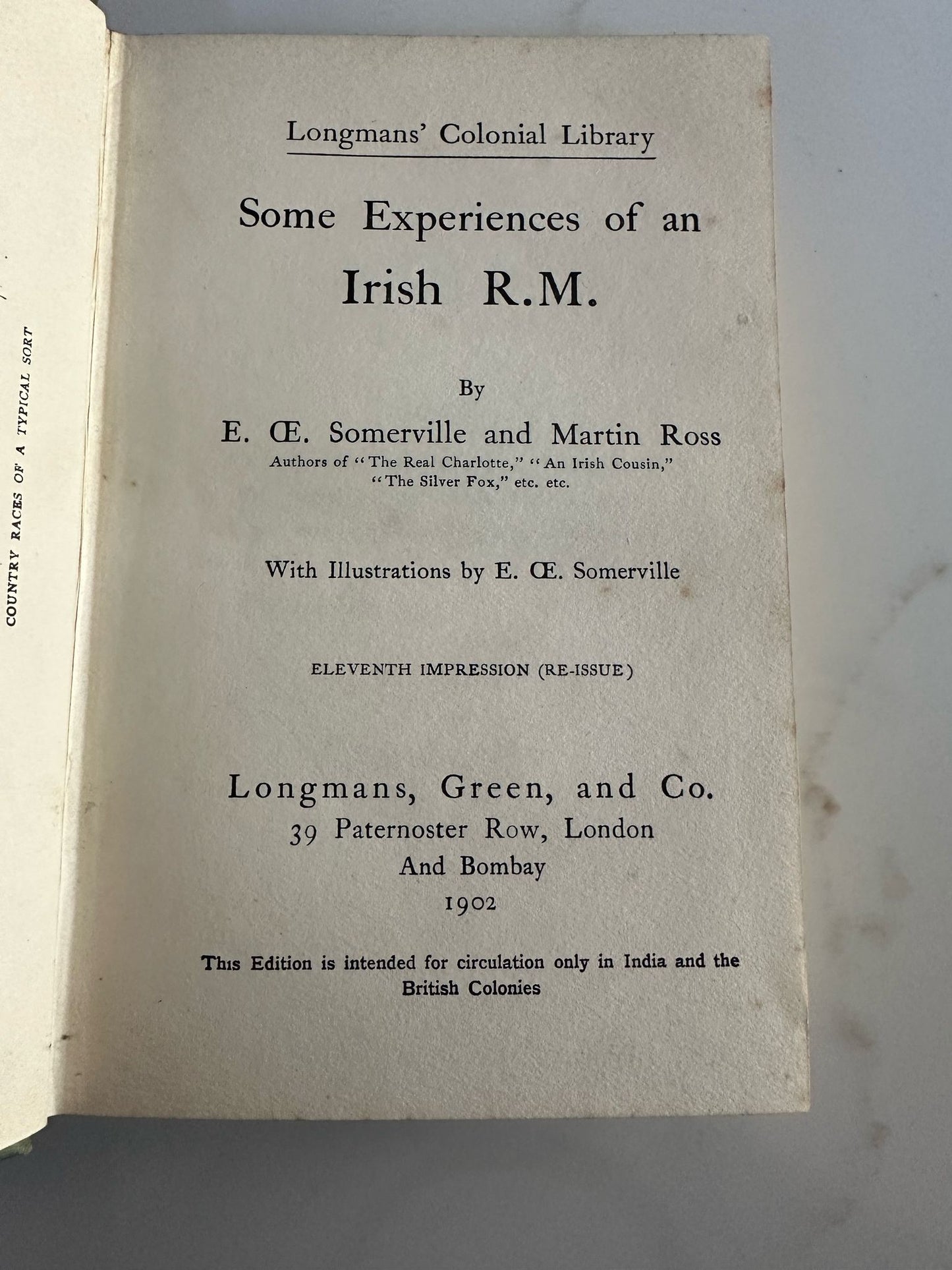 Some Experiences of an Irish R.M | E.E. Somerville & Martine Ross